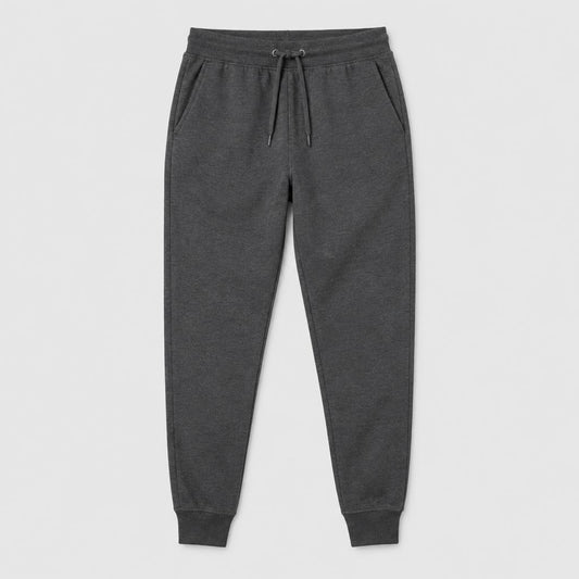 Jogger Deportivo Gris Melange Oscuro